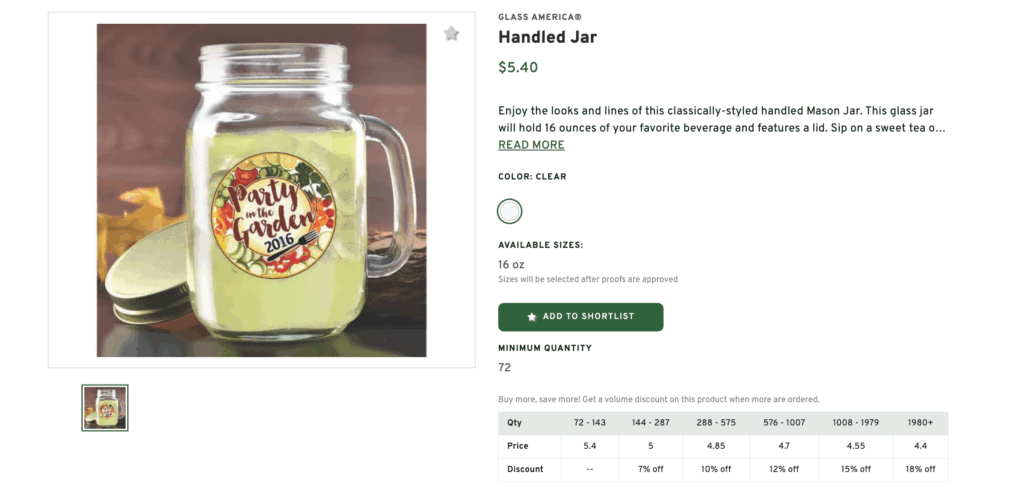 Handled Jar
