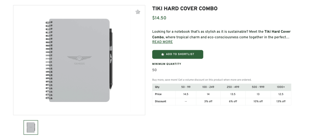 Customized Notebook & Pen Sets