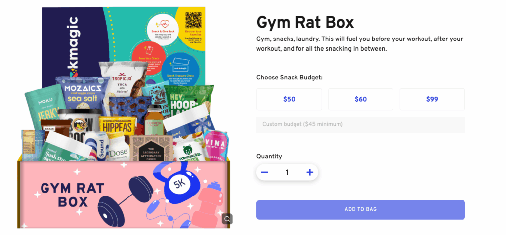 Healthy Thank You Gift Box