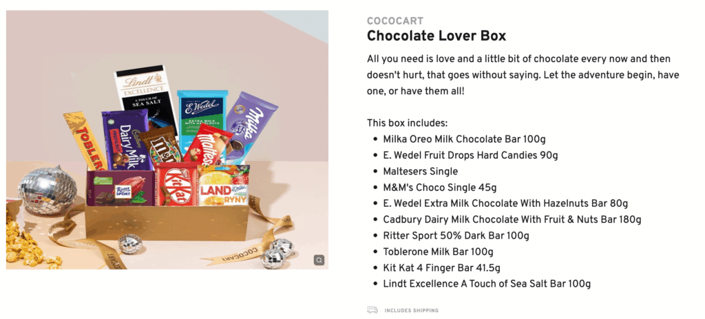 Sweet Chocolate Serving Tray