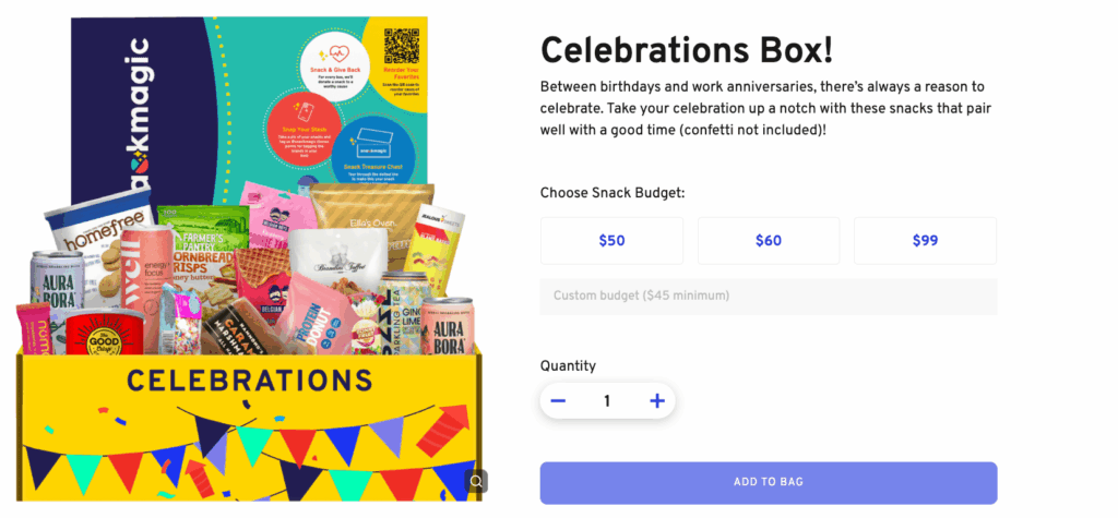 Appreciation Food Gift Box