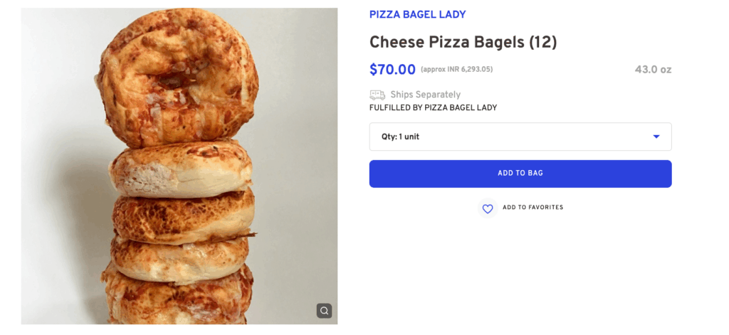 Cheese Pizza Bagels (12)