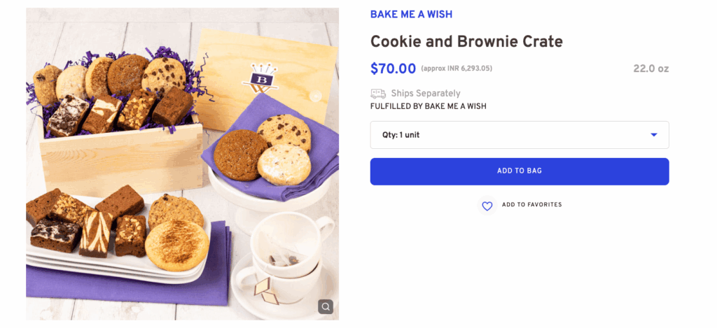 Cookie and Brownie Crate
