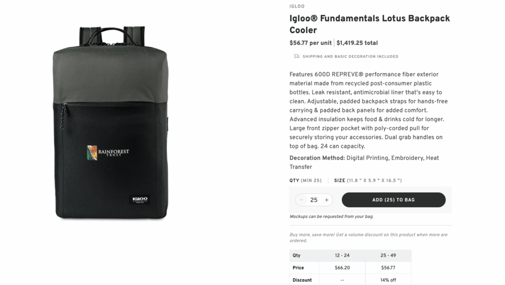 Igloo Fundamentals Lotus Backpack Cooler