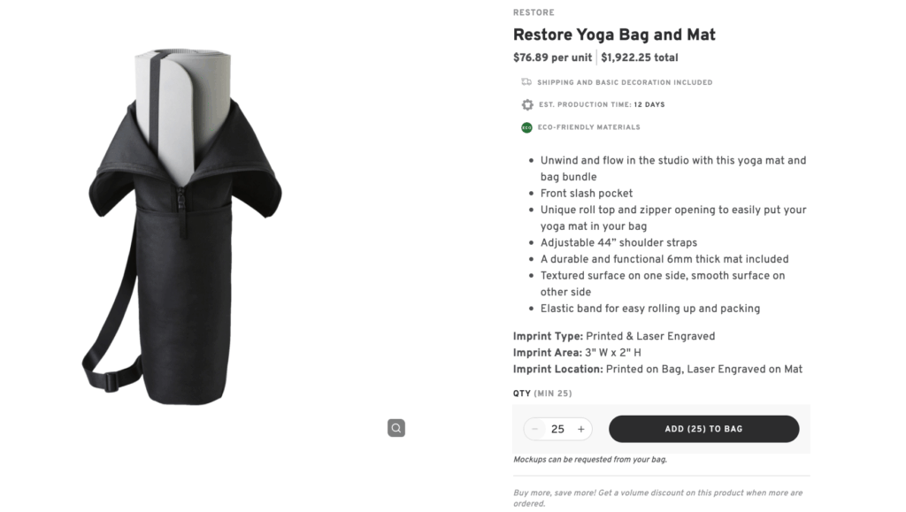 Restore Yoga Bag and Mat