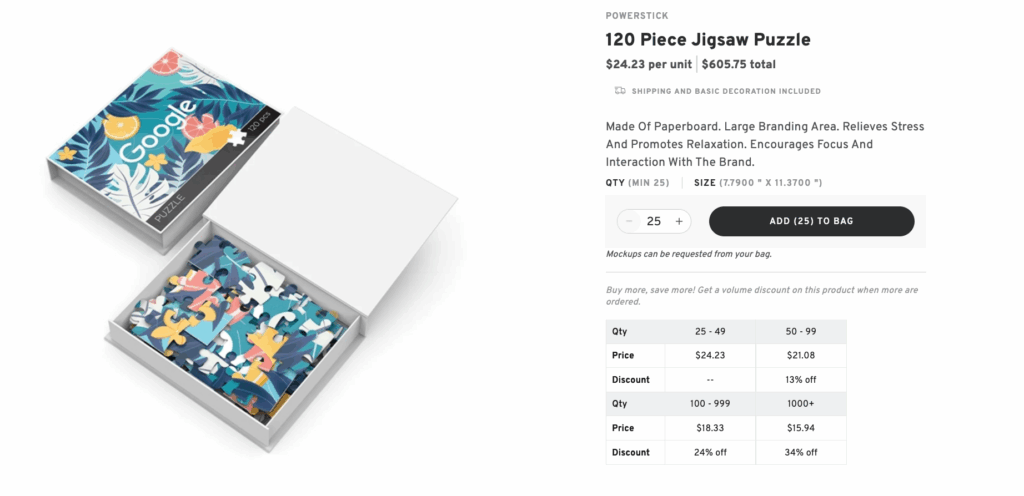 120 pieces Jigsaw Puzzle