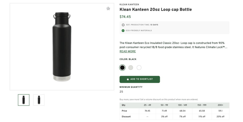 Water Bottle - Business Gift for New Employees