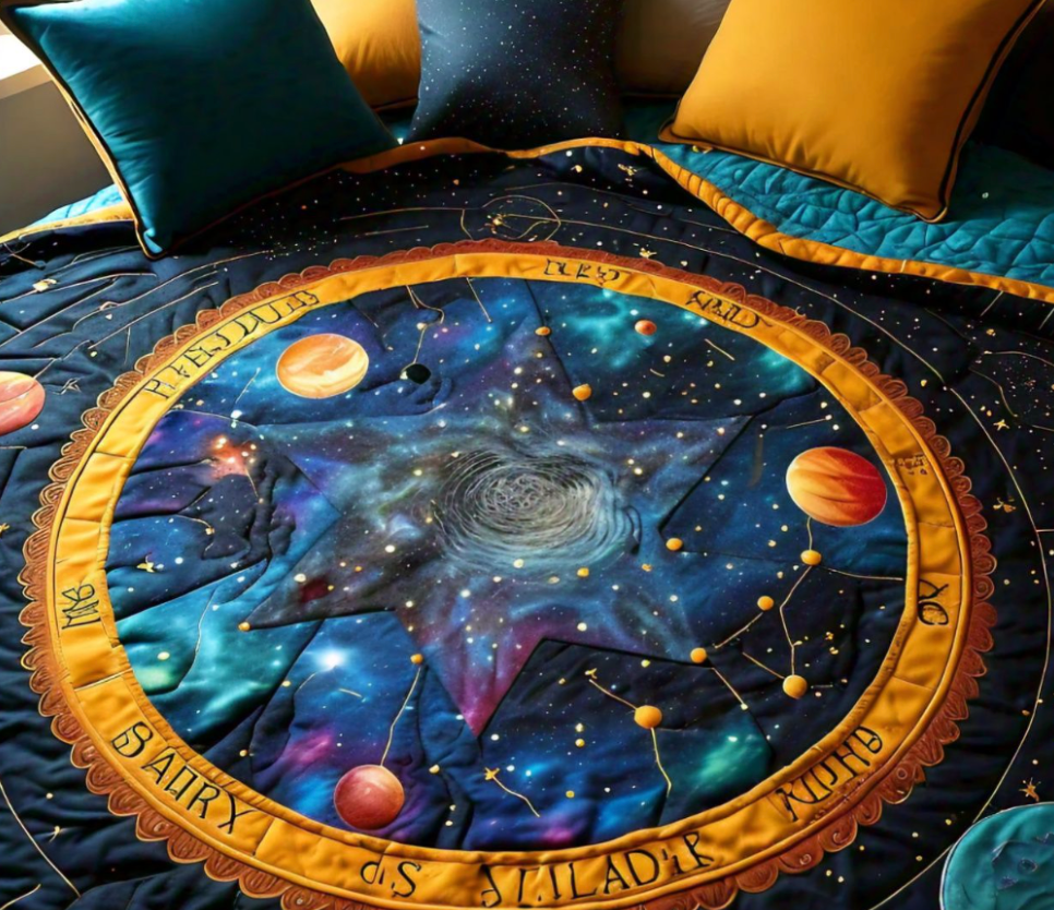 Personalized Star Map Quilt