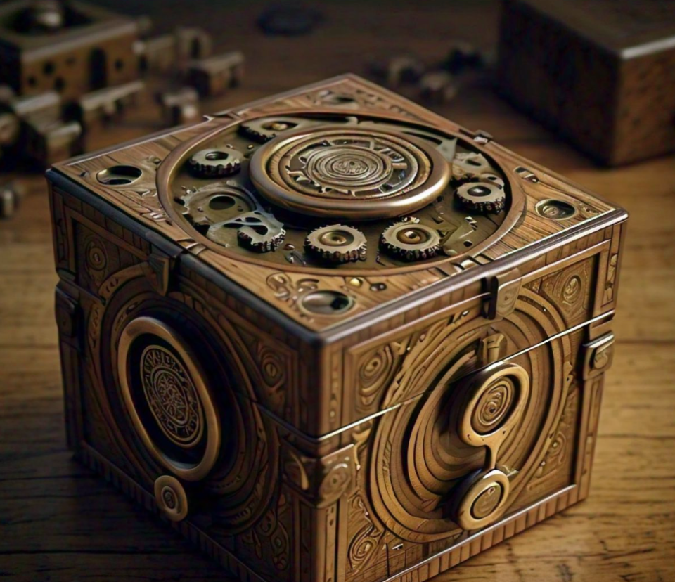 Cryptex Puzzle Gift Box