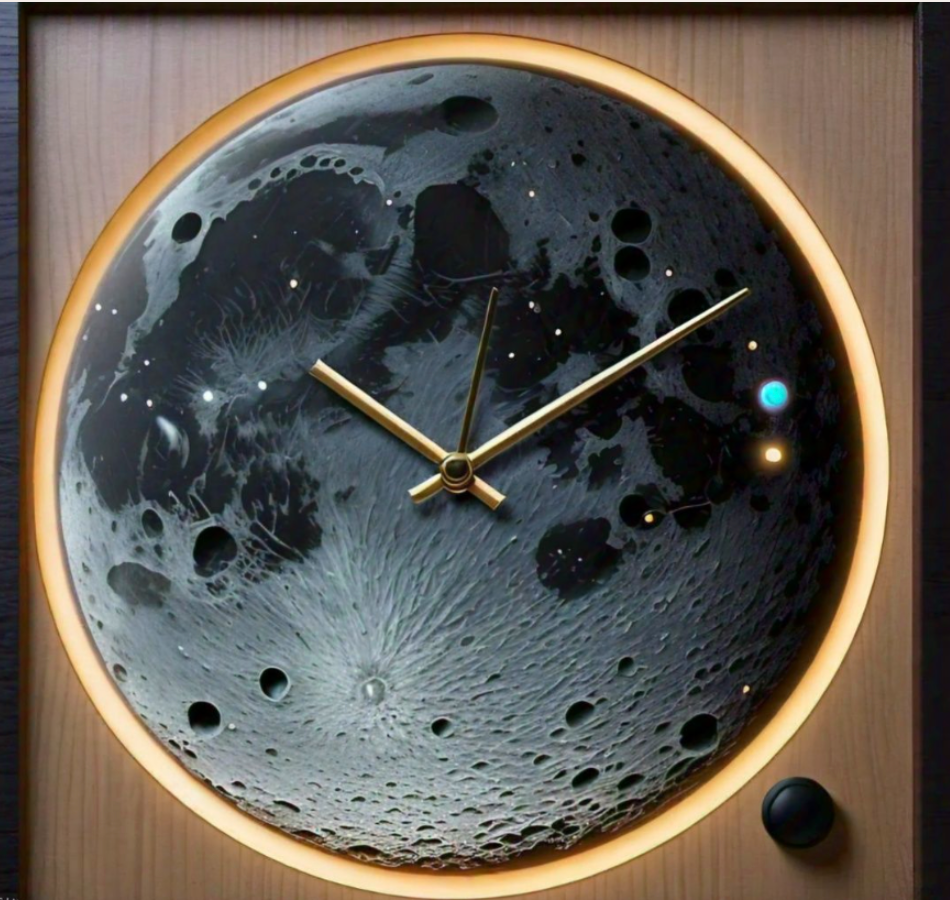 Glow-in-the-Dark Moon Clock