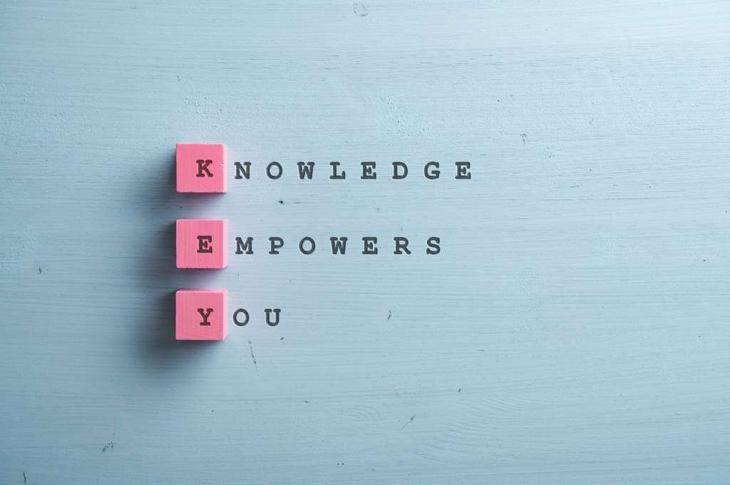 Knowledge empowers you sign