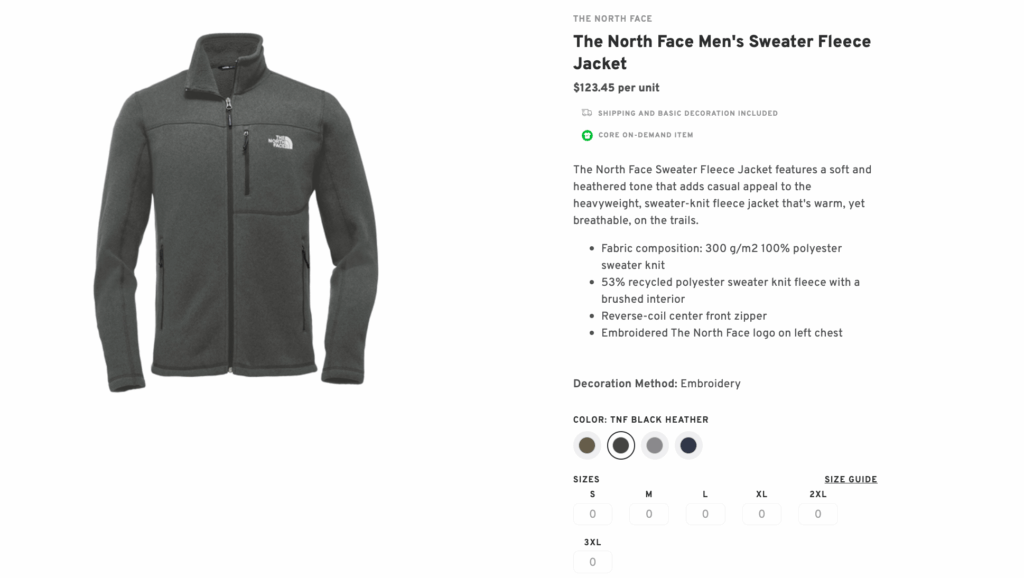 The North Face Sweater Fleece Jacket