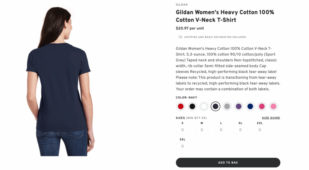 Women’s V-Neck T-Shirt