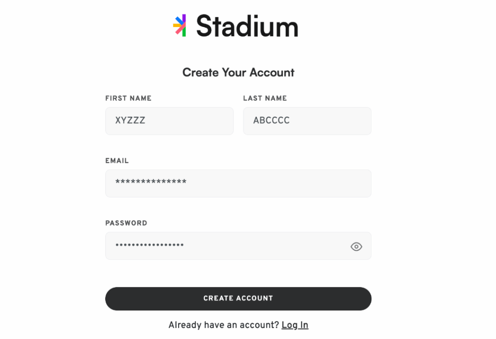 SwagMagic/Stadium Gift Shop Signup Page