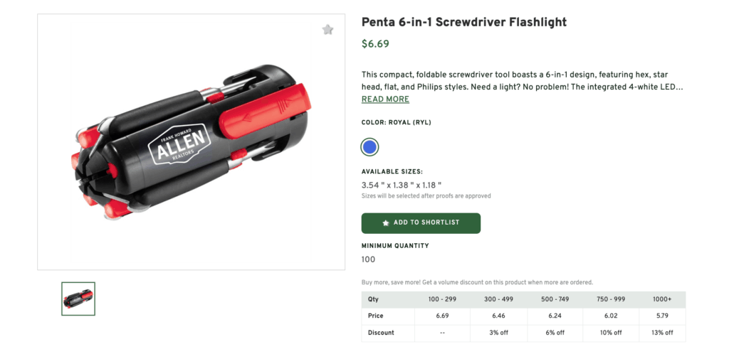 Multipurpose Screwdriver Flashlight