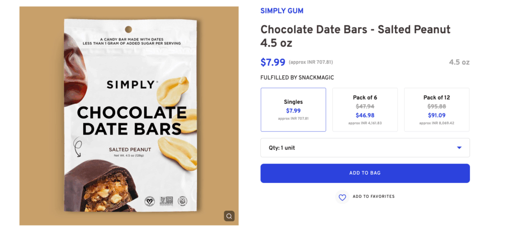 Chocolate Date Bar