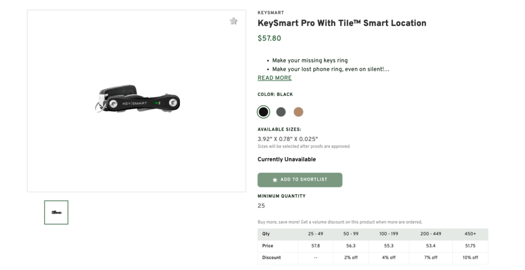 The KeySmart Pro with Tile Smart Location