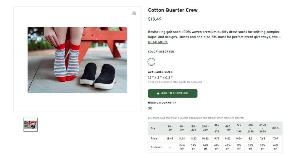 Company-Branded Socks