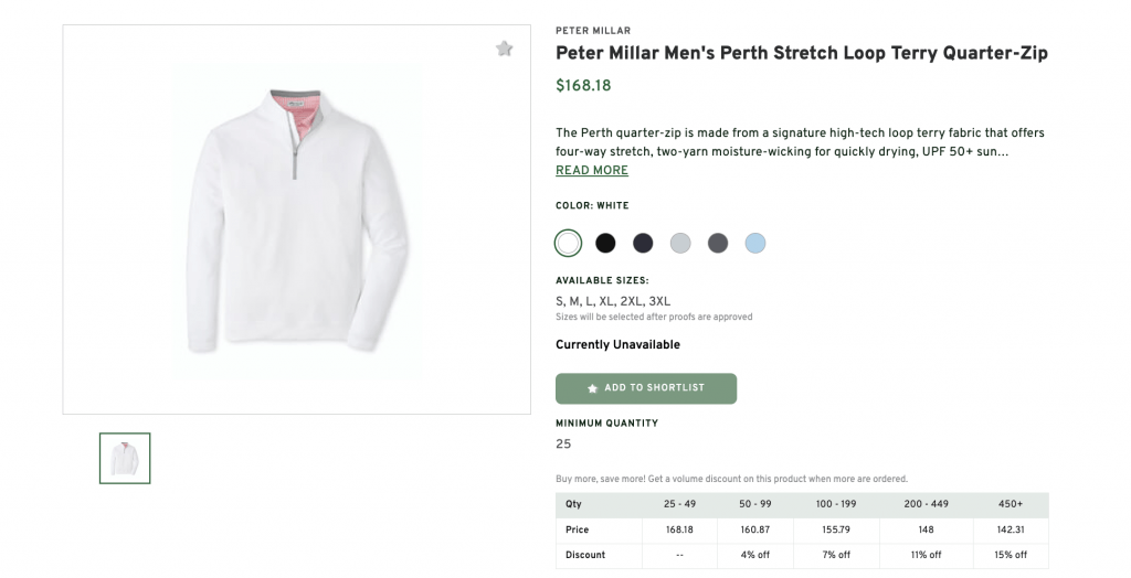 Peter Millar Men's Perth Stretch Loop Terry Quarter-Zip