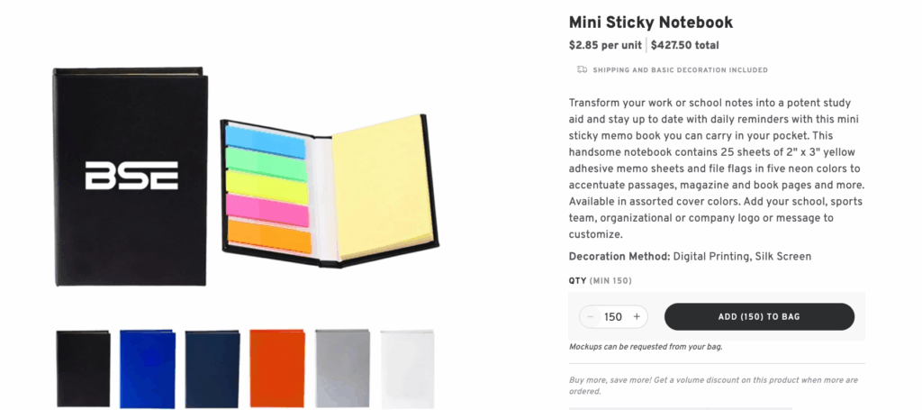 Branded Sticky Note Sets