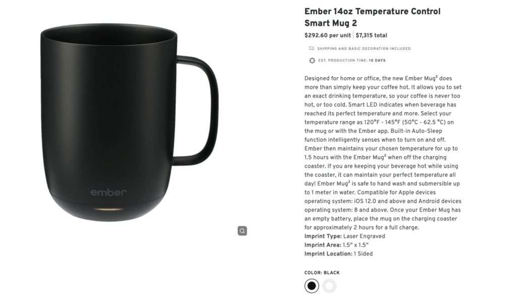 Ember Temperature Control Smart Mug
