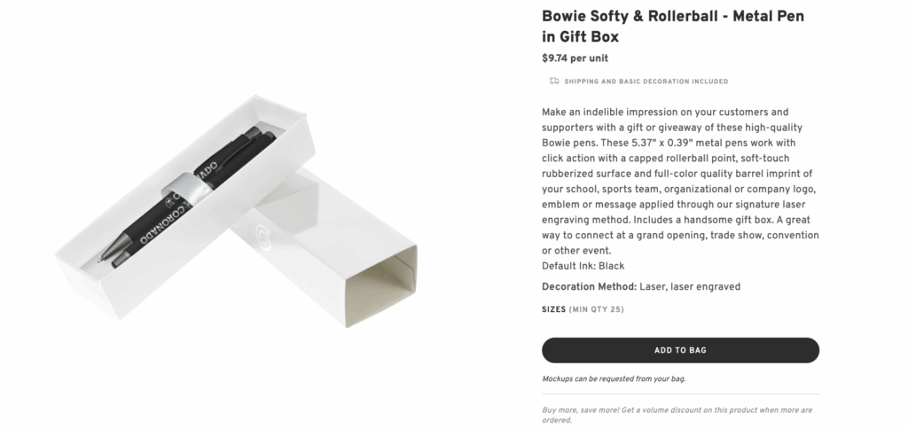 Custom Engraved Pens