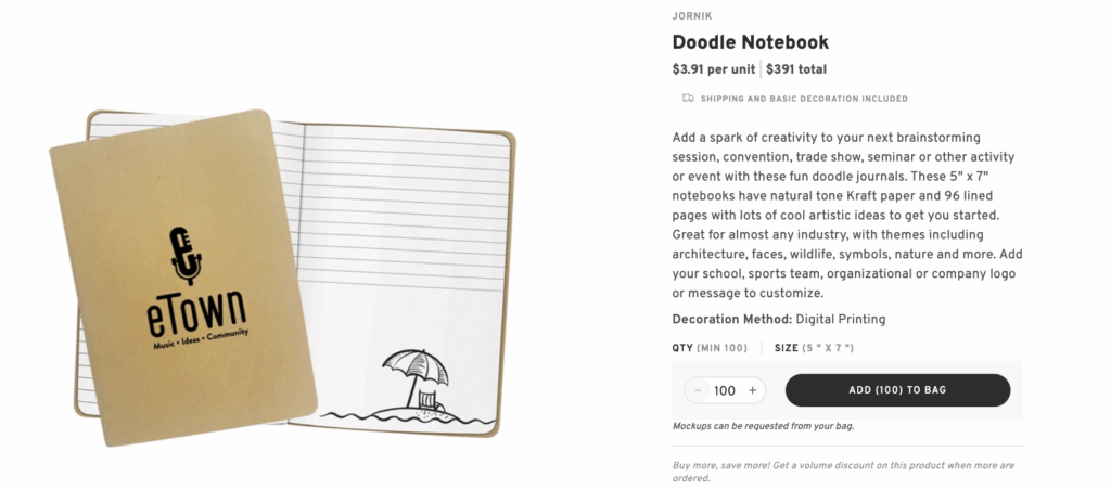 Monogrammed Notebooks