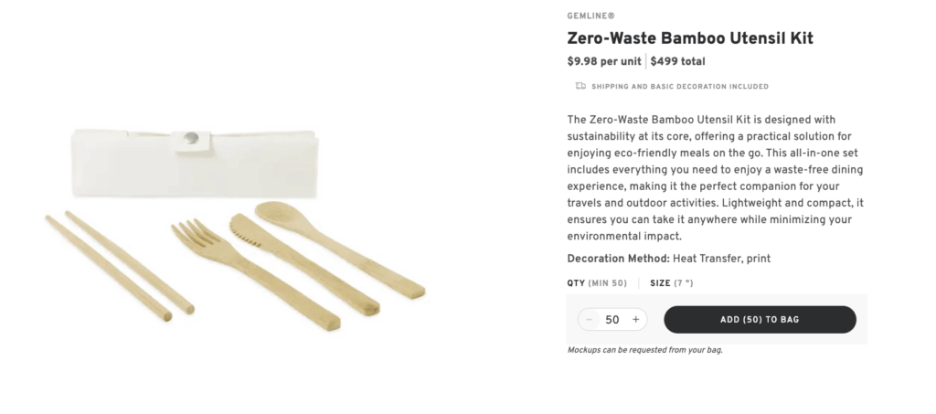 Bamboo Travel Utensil Sets