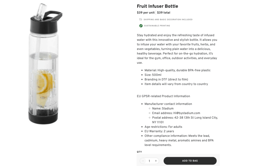 Insulated Infuser Water Bottles