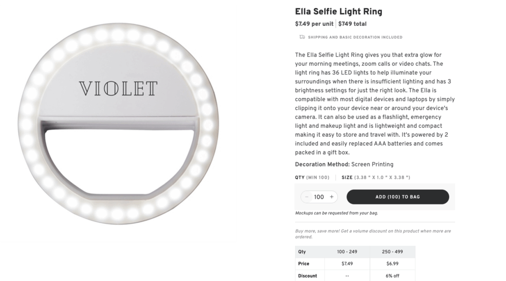 LED Desk Ring Lights