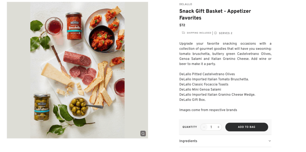 Snack Gift Basket - Appetizer Favorites