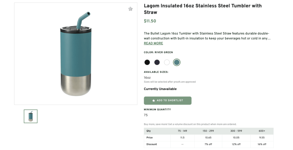 Stainless Steel Tumbler