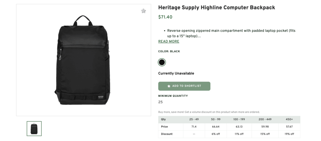 Heritage Supply Highline Computer Backpack