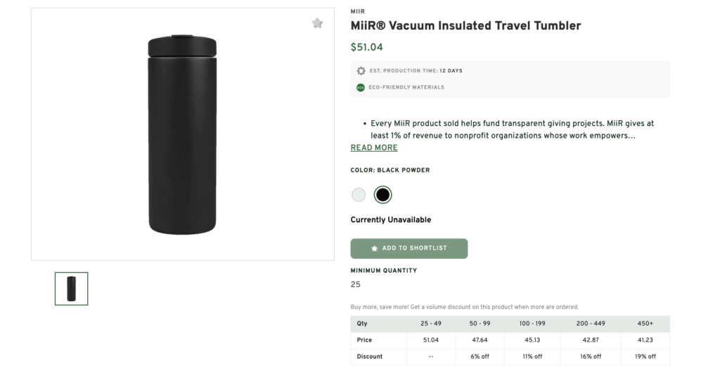 Vacuum Insulated Travel Tumbler