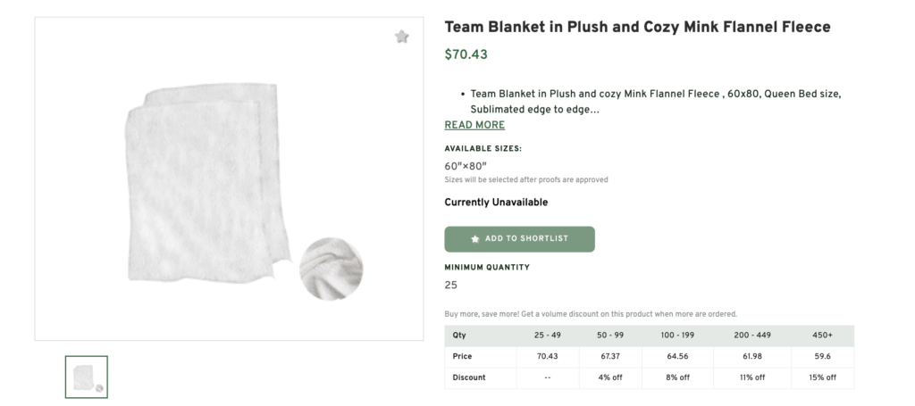 Team Blanket in Plush and Cozy Mink