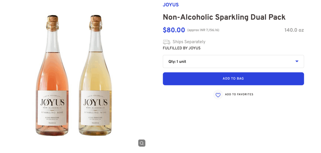 Non- Alcoholic Sparkling Dual Pack