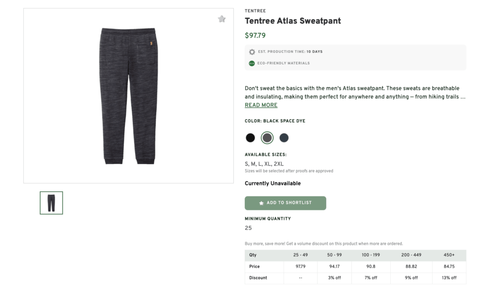 Tentree Atlas Sweatpants