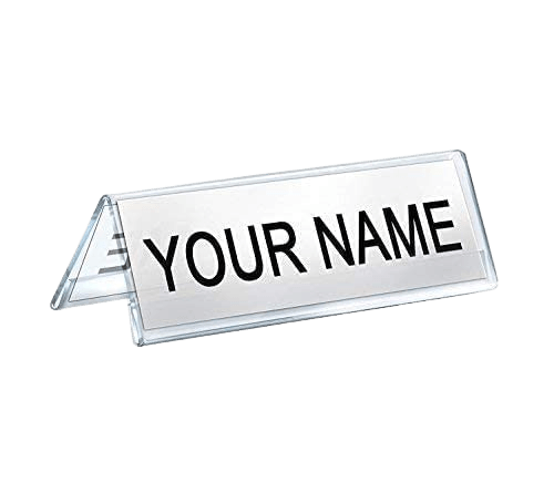 Name plate for Teachers