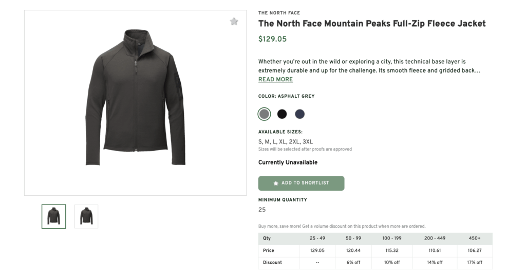 The North Face Mountain Peaks Fleece Jacket