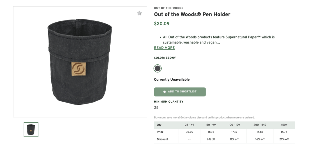 Out of the Woods Pen Holder