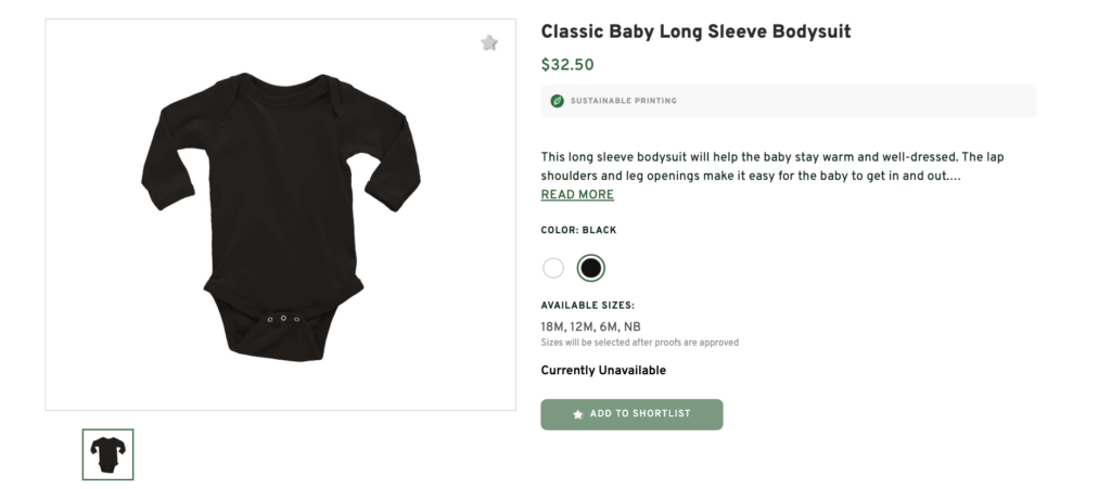 Classic Baby Long Sleeve Bodysuit US