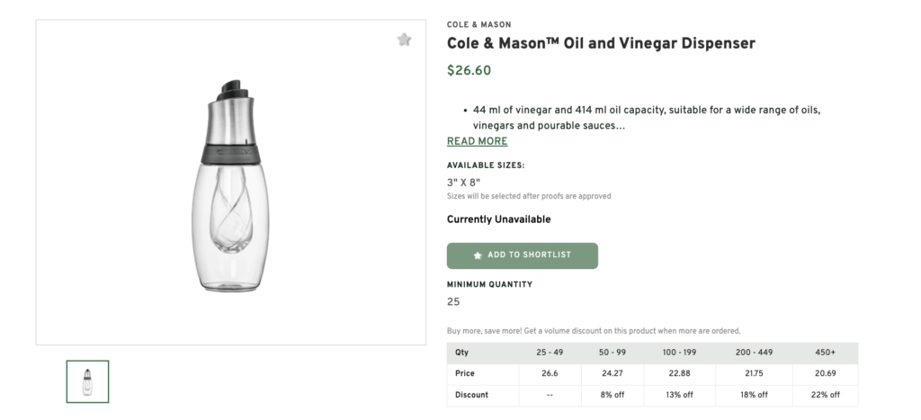 Cole Mason Oil and Vinegar Dispenser
