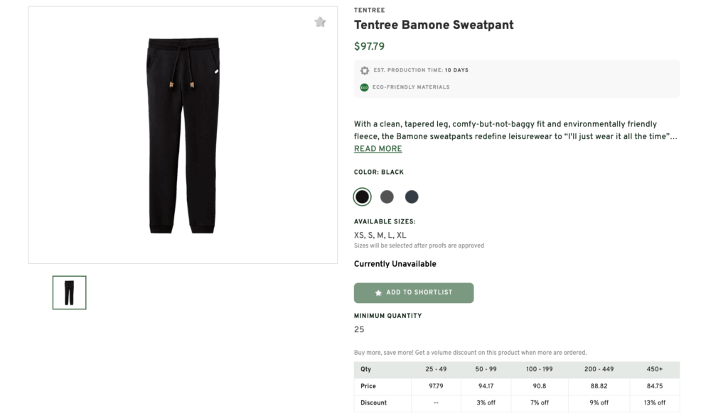 Tentree Bamone Sweatpants
