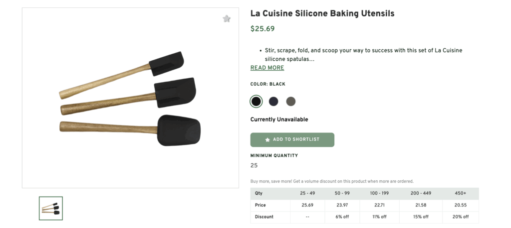 La Cuisine Silicone Baking Utensils