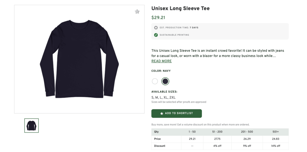 Unisex Long Sleeve Tee