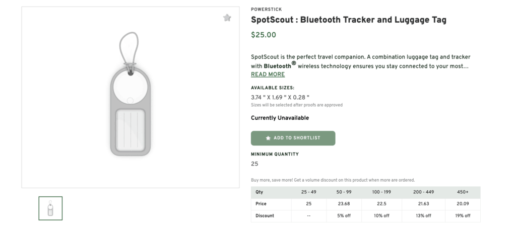 SpotScout: Bluetooth Tracker and Luggage Tag