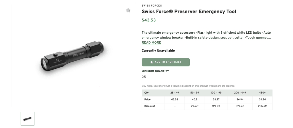 Swiss Force Preserver Emergency Tool