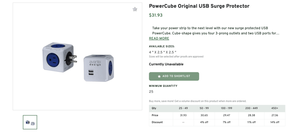 PowerCube Original USB Surge Protector