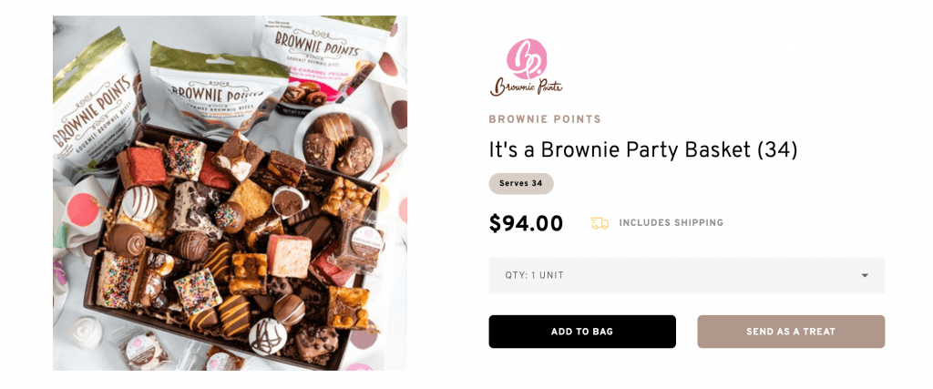 Brownie Party Basket