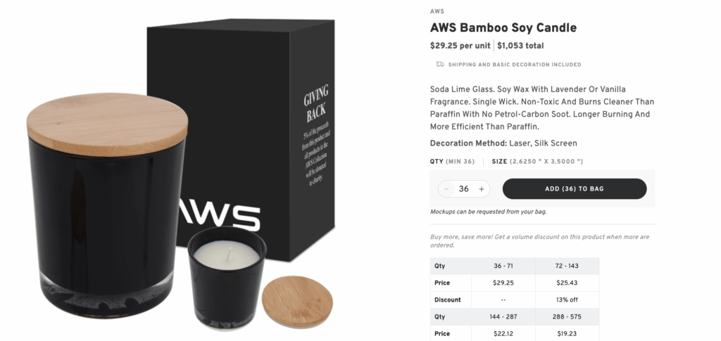 Fall Candle Gift for Home Decor